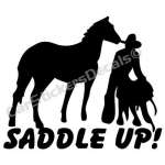 Saddle Up Sticker