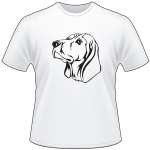 Black and Tan Coonhound Dog T-Shirt