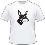 English Toy Terrier (Black & Tan) Dog T-Shirt