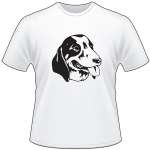 Grand Anglo-Francais Blanc et Noir Dog T-Shirt