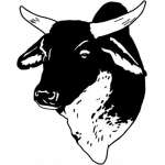 Cow 2 Sticker