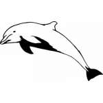 Dolphin Sticker 251
