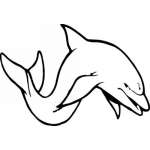 Dolphin Sticker 262