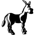 Donkey 5 Sticker