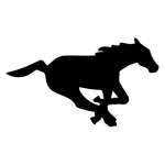 Running Horse Sticker