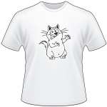 Cartoon Cat T-Shirt 8