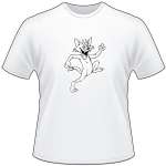 Cartoon Cat T-Shirt 40