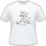 Cartoon Cat T-Shirt 61