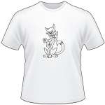 Cartoon Cat T-Shirt 98