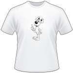 Cartoon Dog T-Shirt 100