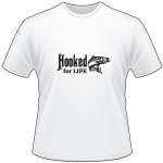 Hooked for Life Striper Fishing T-Shirt