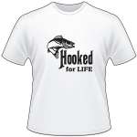 Hooked For Life Bass T-Shirt 2