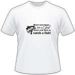 Move Over Boys Let a Girl Show you How to Catch a Fish T-Shirt 2