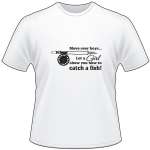Move Over Boys Let a Girl Show you How to Fish Fly Fishing T-Shirt