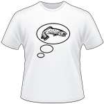 Thinking Salmon Fishing T-Shirt