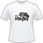 Life Is Simple Eat Sleep Fish Bass T-Shirt 2
