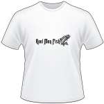 Reel Men Fish Salmon Fishing T-Shirt