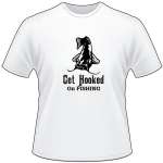 Get Hooked on Fishing Catfish T-Shirt