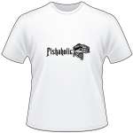 Fishaholic Bass T-Shirt 2