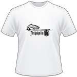 Fishaholic Salmon Fishing T-Shirt 3