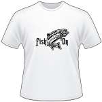 Fish On Salmon Fishing T-Shirt 2