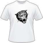 Flaming Big Cat T-Shirt 1