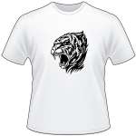Flaming Big Cat T-Shirt 2