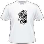 Flaming Big Cat T-Shirt 9