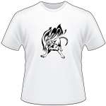 Flaming Big Cat T-Shirt 13