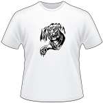 Flaming Big Cat T-Shirt 23