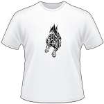 Flaming Big Cat T-Shirt 76
