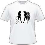 Angel Devil Girls T-Shirt 3