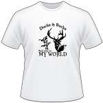 Ducks and Bucks My World T-Shirt