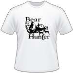 Bear Hunter with Dogs T-Shirt