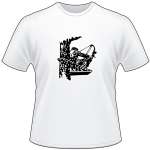 Bow Hunter in Tree Stand T-Shirt