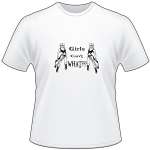 Girls Can't What Bowhunging Girls T-Shirt