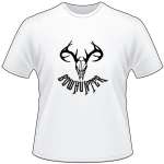 Buck Skull Bowhunter T-Shirt
