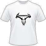 Buck Skull Bowhunter T-Shirt 3
