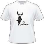 Buck Peeing on Non Hunters T-Shirt
