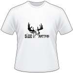 Size Matters Deer Hunting T-Shirt 8