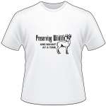 Preserving Wildlife One Mount at a Time Deer Hunting T-Shirt
