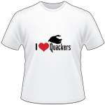 I Love Quackers T-Shirt 3