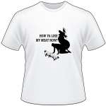 How Ya Like My Meat Now Moose and Bowhunter T-Shirt