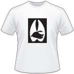 Duck In Hoof Print T-Shirt 2