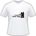I Stand For Animal Rights Bowhunter T-Shirt