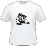 Man Shooting Gun T-Shirt 12