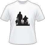 Man and Son Caring Duck T-Shirt