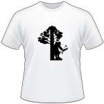 Bowhunter in Tree T-Shirt 2