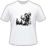 Bowhunter in Trees T-Shirt