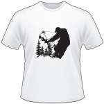 Bowhunter in Trees T-Shirt 2